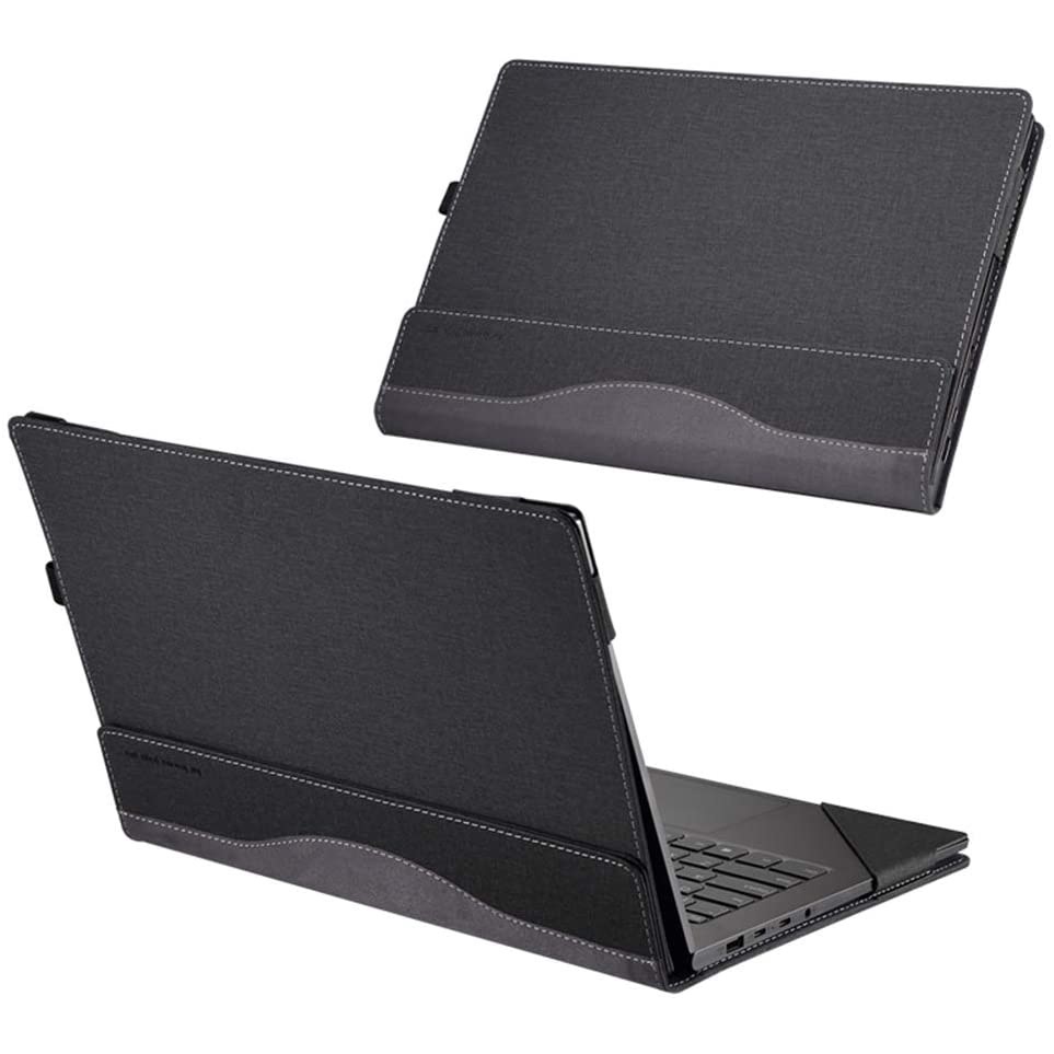 Jual Lenovo THINKPAD L13 YOGA FLIP CASE LAPTOP PU LEATHER WAVE CASING