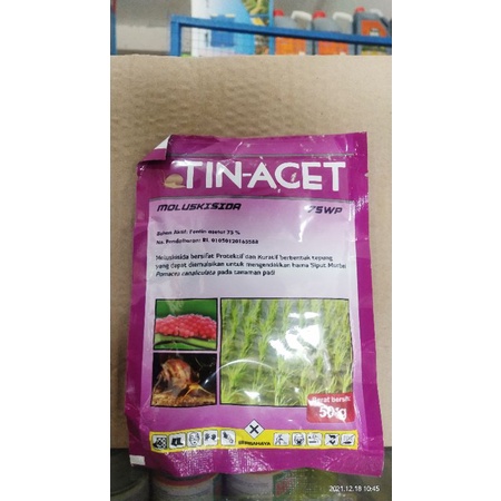 Tin Acet 75Wp Racun Siput 100Gr