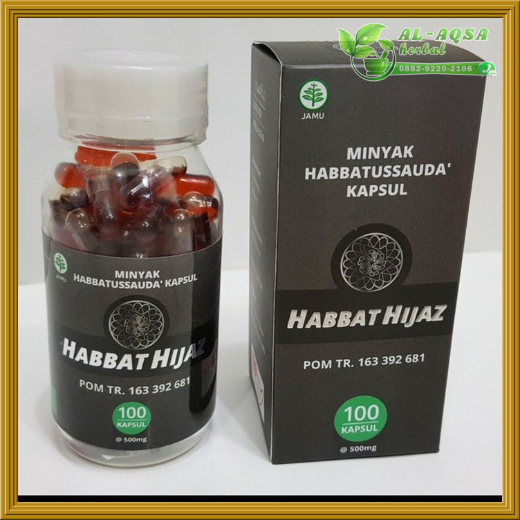 

Habbat Kapsul Minyak Habbatussauda hijaz - 100 Kapsul