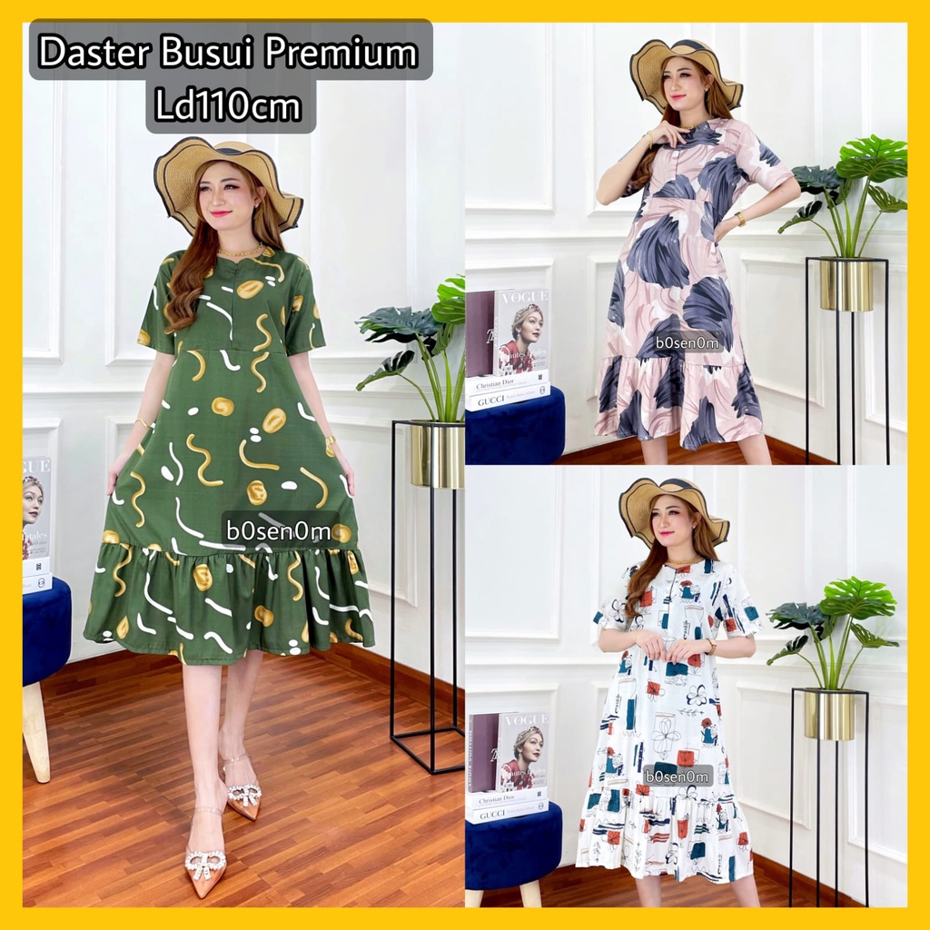 Daster Kekinian Andin Ruffle Terbaru Bahan Rayon Halus Adem grosir baju tidur ibu santai ukuran jumbo busui bumil halus tebel adem bali