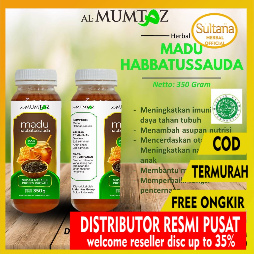 

[ORI RESMI] Madu Habbatussauda Ruqyah Promil Maag Stamina MurniSuplemen Daya tahan tubuh corona imun