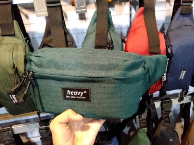 Tas HEAVY original , tas distro Heavy, Heavy bag , tas pinggang, waist bag