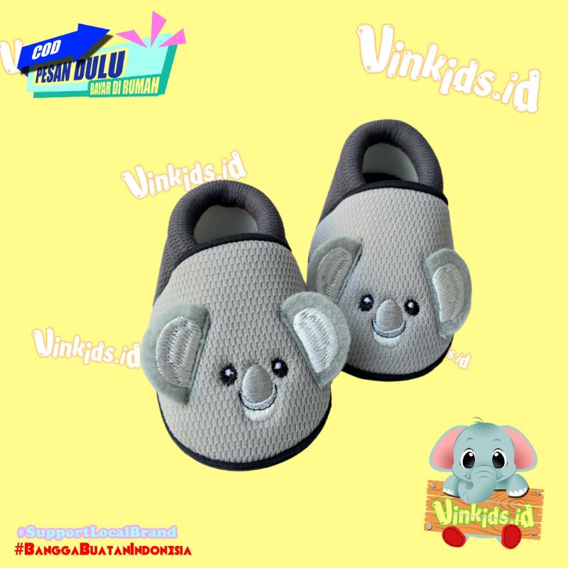 Sepatu Sendal Bayi Laki Laki Perempuan Lucu 0-12 Bulan Prewalker Karakter Koala