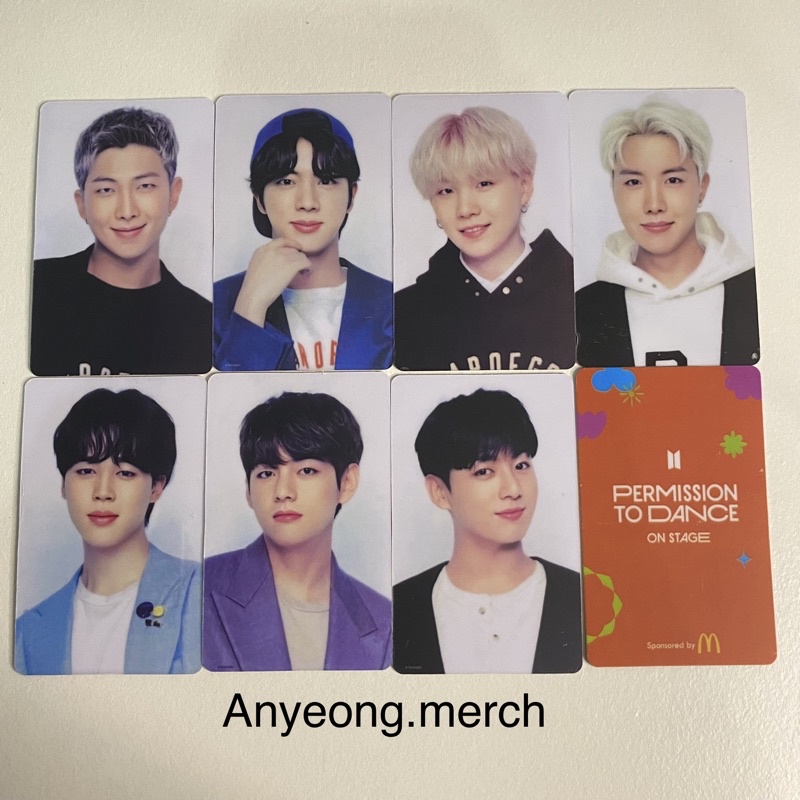 (COD) PHOTOCARD UNOFFICIAL DISPENSER BTS PTD LA PVC PREMIUM