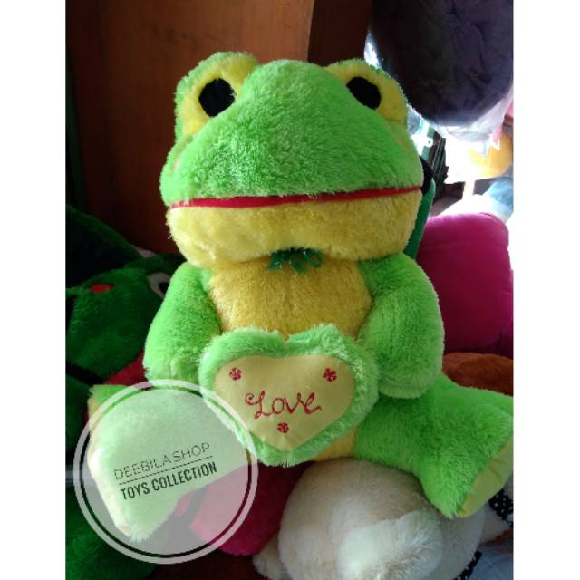 DEEBILASHOP - BONEKA KEROPI LOVE JUMBO / BONEKA KEROPI DUDUK / BONEKA KEROPI BESAR