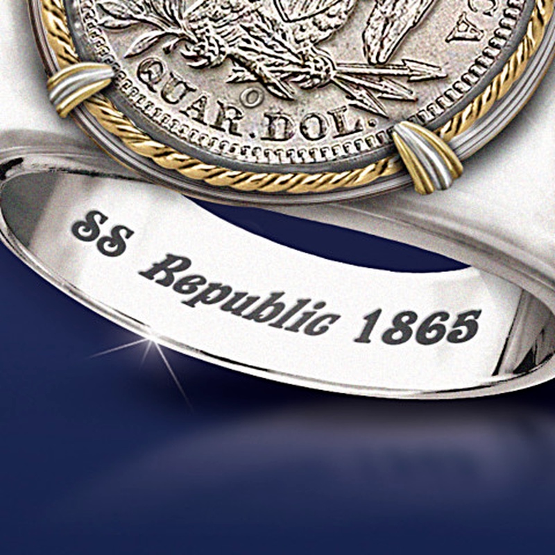 Cincin Pria 1865 Motif Elang Gaya Vintage Hip Hop Punk Untuk Pesta
