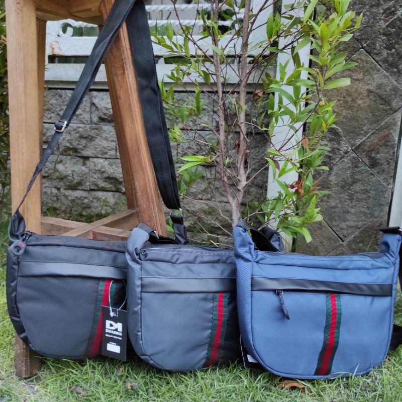 Home Industri Tas Pria Original DM | Tas Bahu Kanvas Best Quality | Tas Selempang High Class
