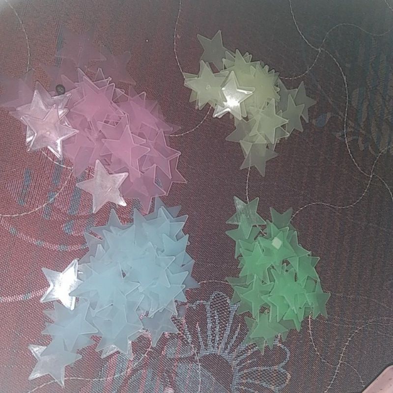 hiasan dinding bintang isi 100 pcs