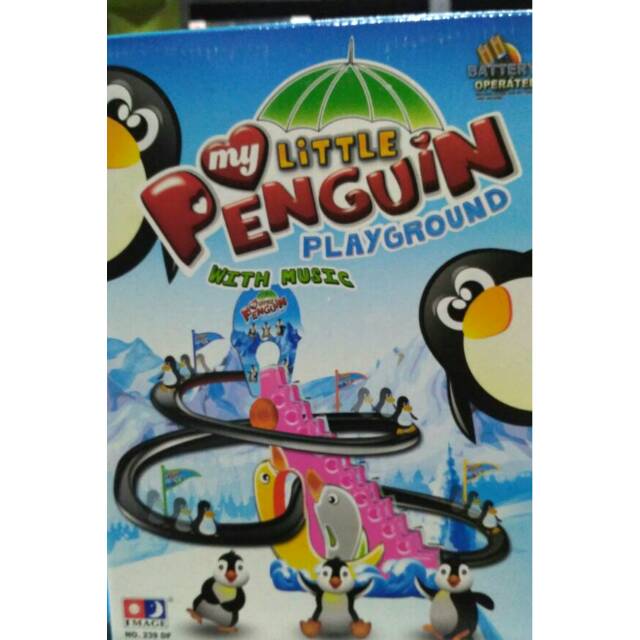 Mainan anak seluncuran pinguin/little pinguin play ground /mainan anak pinguin