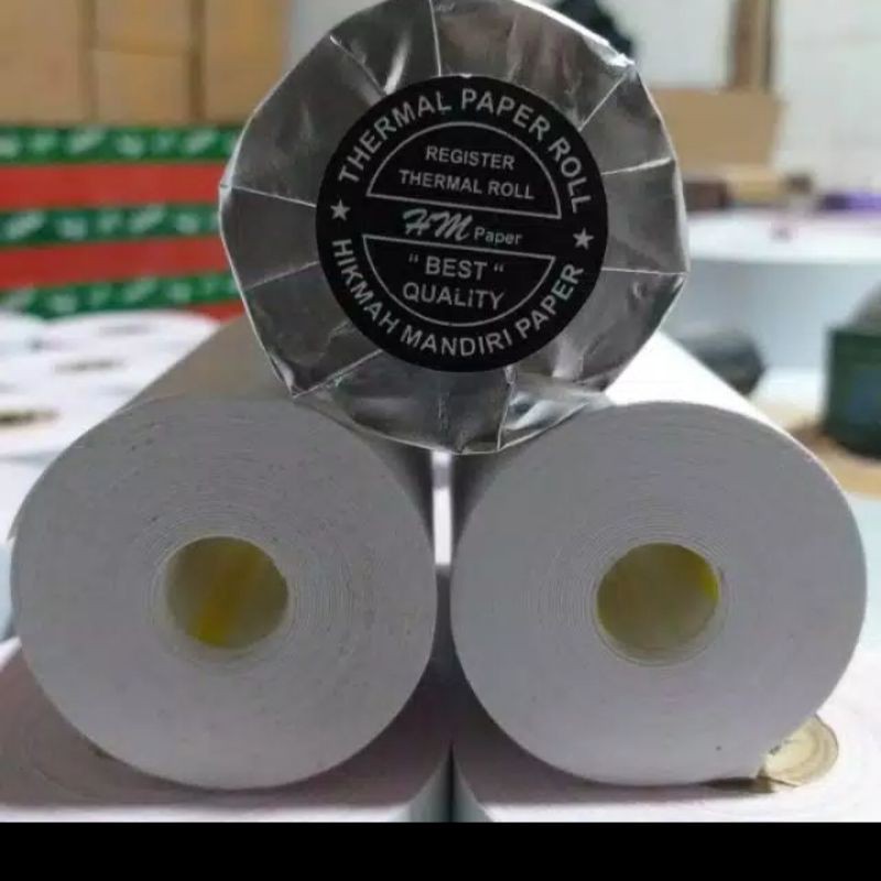 

sedia kertas thermal EDC ukuran 58x40 bluetooth printer