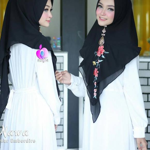 Paling Disukai.. Khimar nawa ORI APPLE HIJAB BY SITIOCHA
