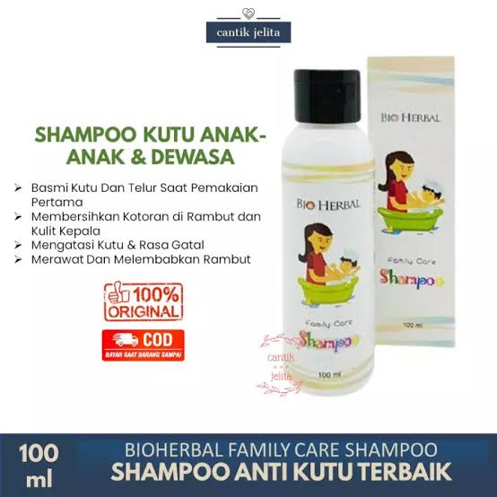 Bio Herbal Family Care Shampoo Kutu/ Bio Herbal Shampoo Kutu Original BPOM