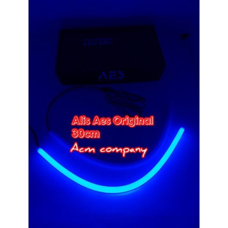 Lampu Alis Drl Led Neon 30 CM 1 mode Grade A Premium Mrek Aes Original HARGA 1pcs