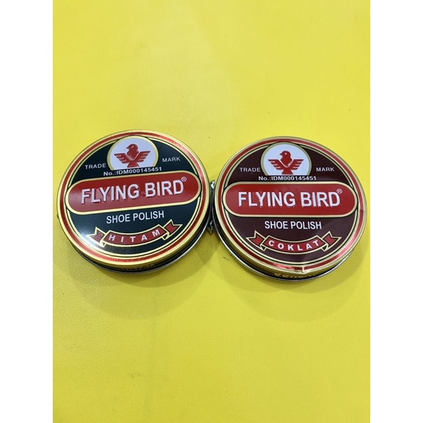 Semir sepatu shoe polish flying bird hitam atau coklat (pilih salah satu warna) / Semir sepatu murah