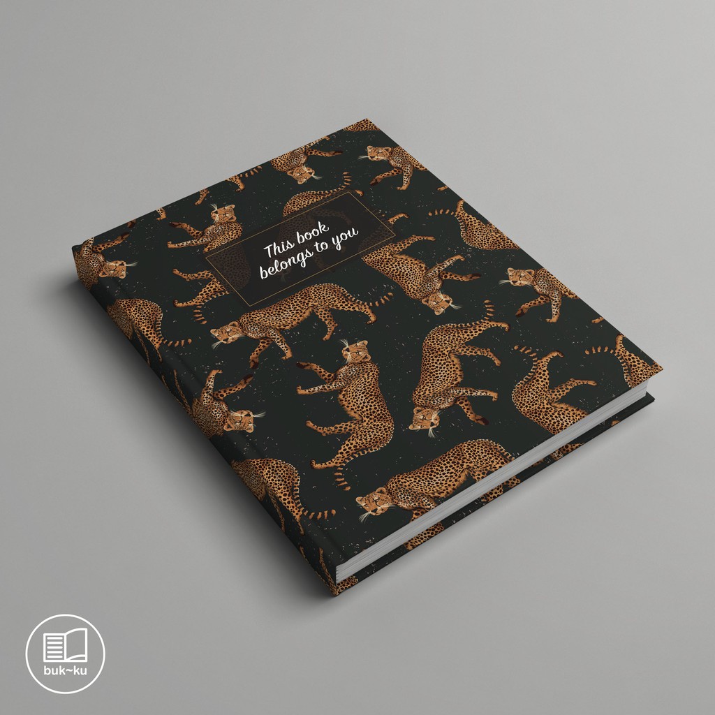 

buku catatan custom motif leopard notebook sekolah kuliah notes