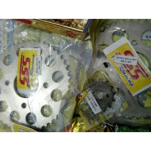 Gear Sss Vixion - Cb 150 R - Cbr 150 - Mega Pro - 428 Sss Gear Set - Variasi Motor