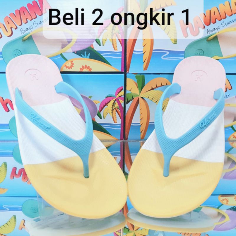 Sandal Jepit Wanita Sendal Wanita Havana Women Slip Sandal Jepit Cewek Model Terbaru Fashionable