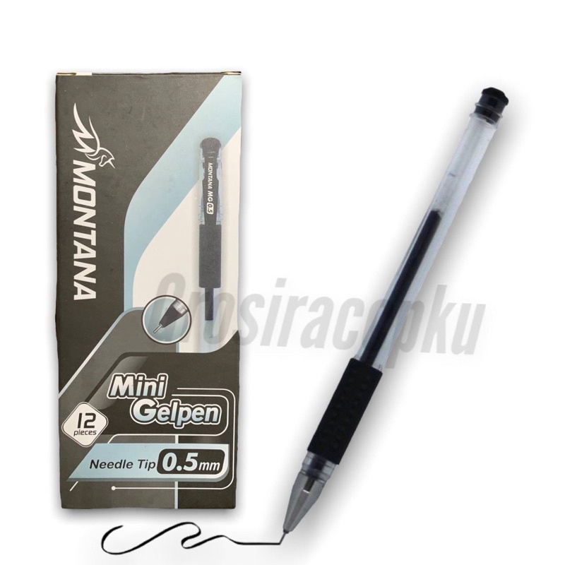 Pena Mini Gelpen Montana / Pulpen Mini Gel Isi 12