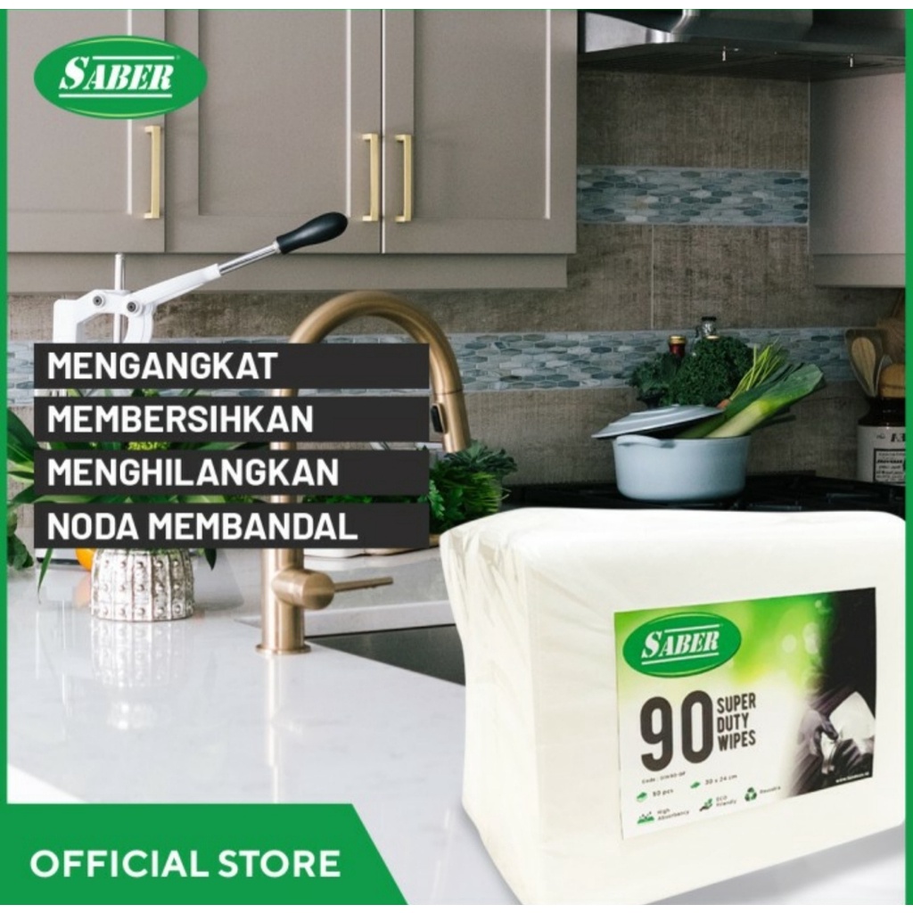 ECERAN SABER 90 - Super Duty Industrial Wipes Majun Tissue Higienis