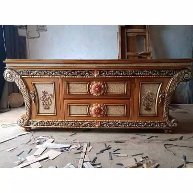 Bufet Tv Meubel jati asli dari jepara