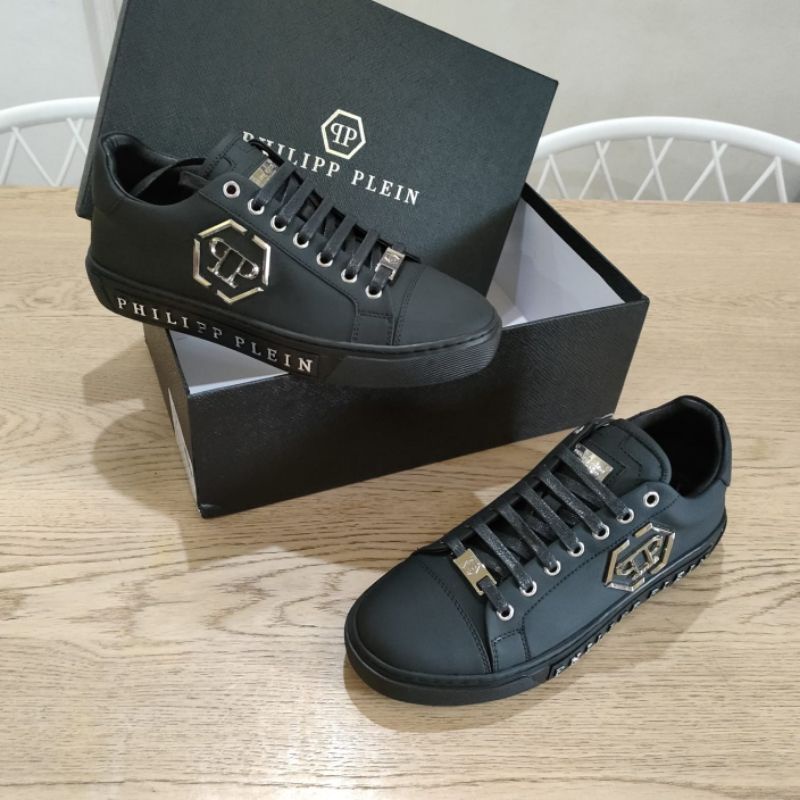 sepatu pp cowok import sneaker philipp plein top mirror branded 8619-2