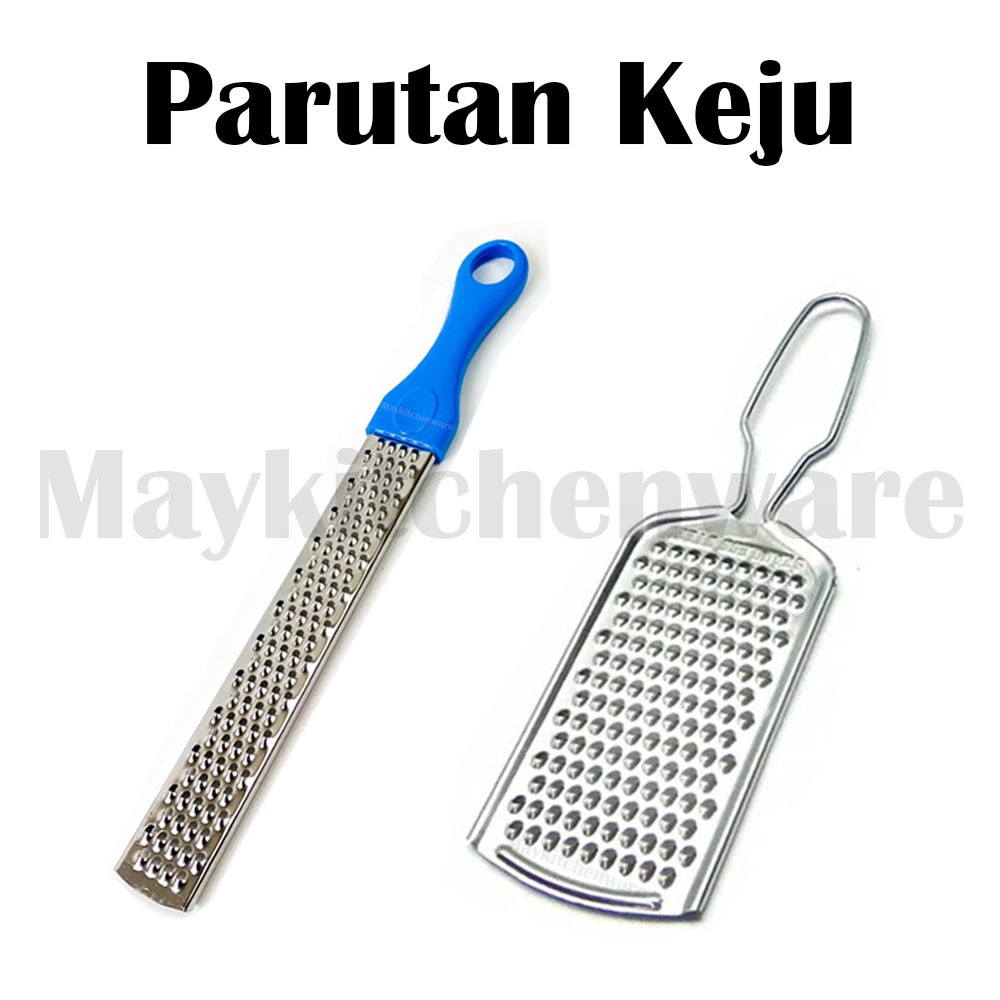 Parutan Keju Stainless Steel Tebal Gondrong Parut Serbaguna Multifungsi Kentang Tebal Anti Karat