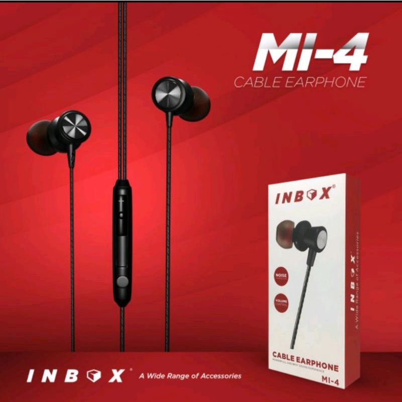 HEADSET HF HANDSFREE INBOX MI-4 STEREO ORIGINAL