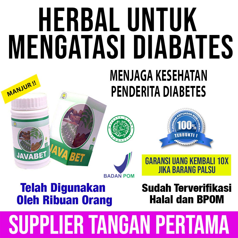 OBAT DIABETES OBAT KENCING MANIS OBAT GULA DARAH OBAT HERBAL DIABETES HERBAL DIABETES JAVABET NASA