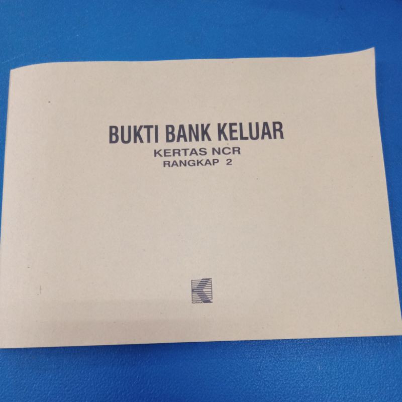 

Bukti Bank Keluar 1/2 Folio Rangkap 2 Kurnia