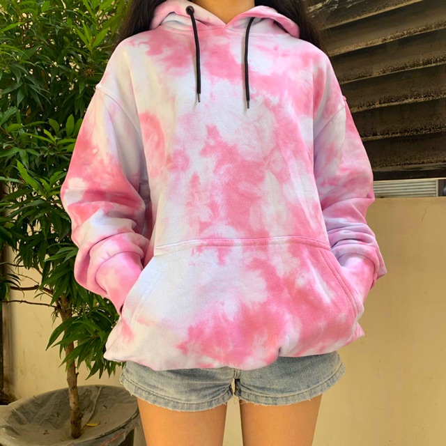 tie dye hoodie shopee