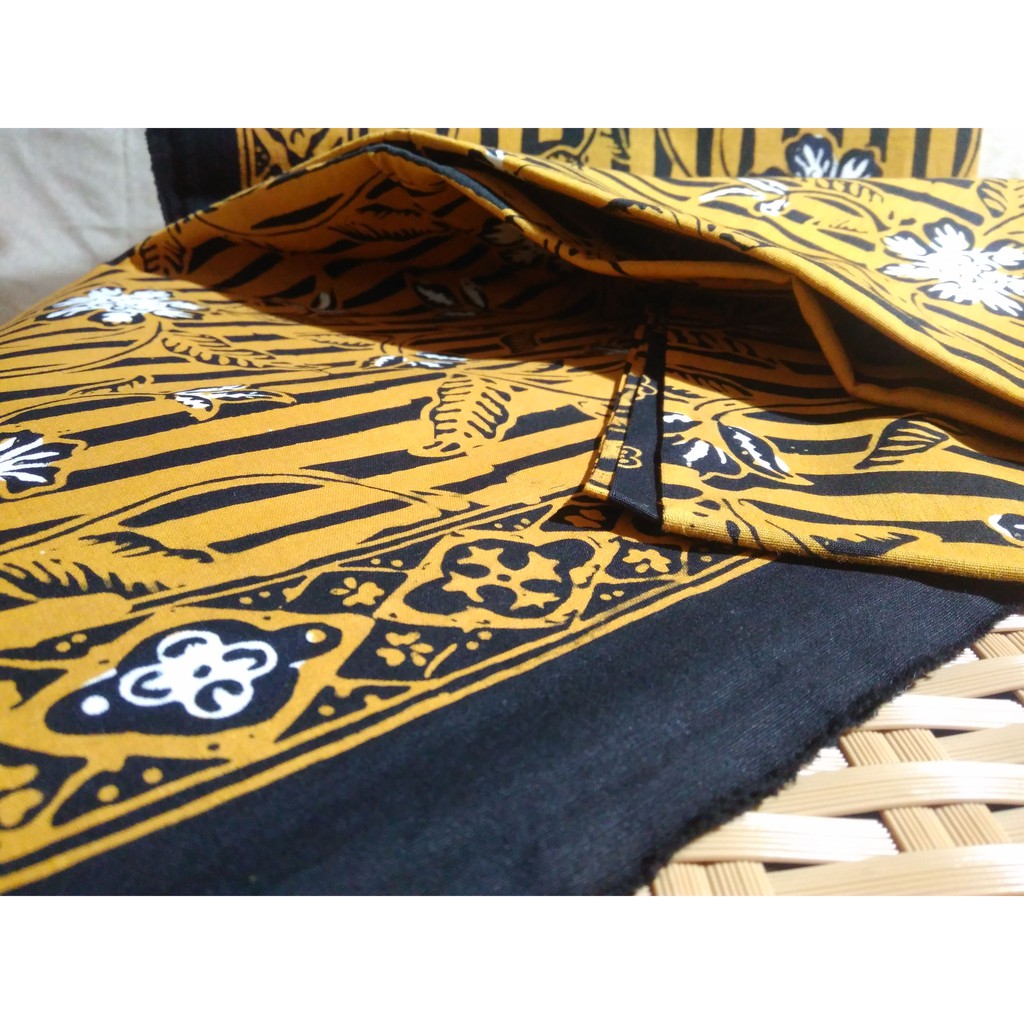 Kain Batik Cap Motif Orange