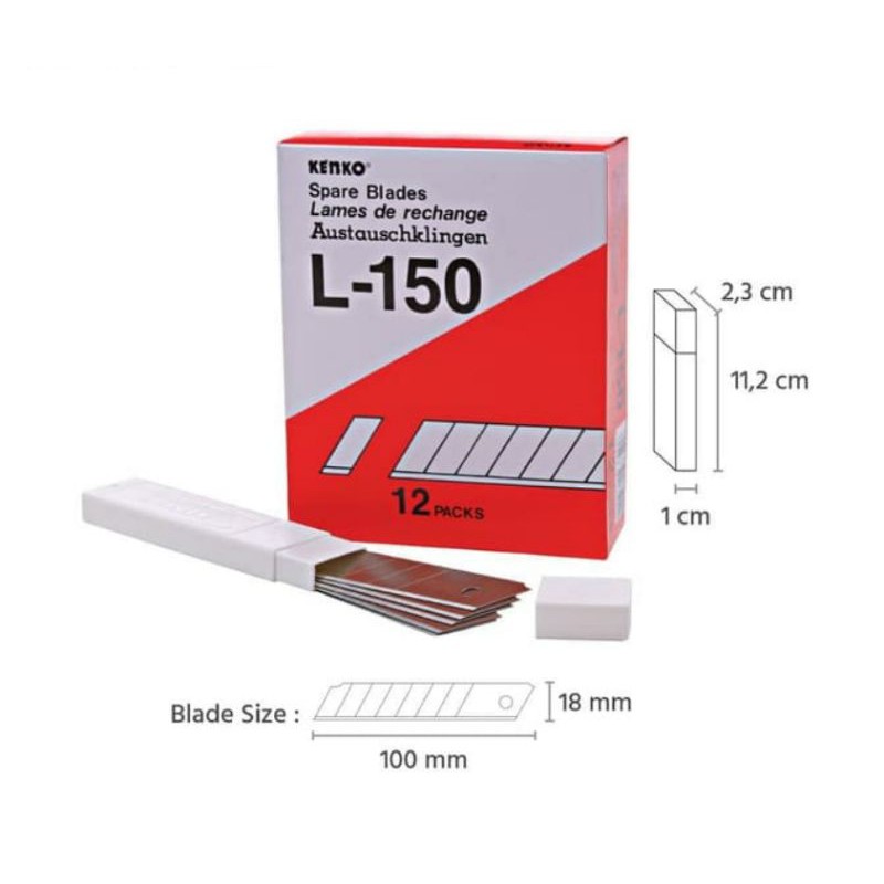 

Isi Cutter/Refill Cutter Kenko Besar L-150 Original