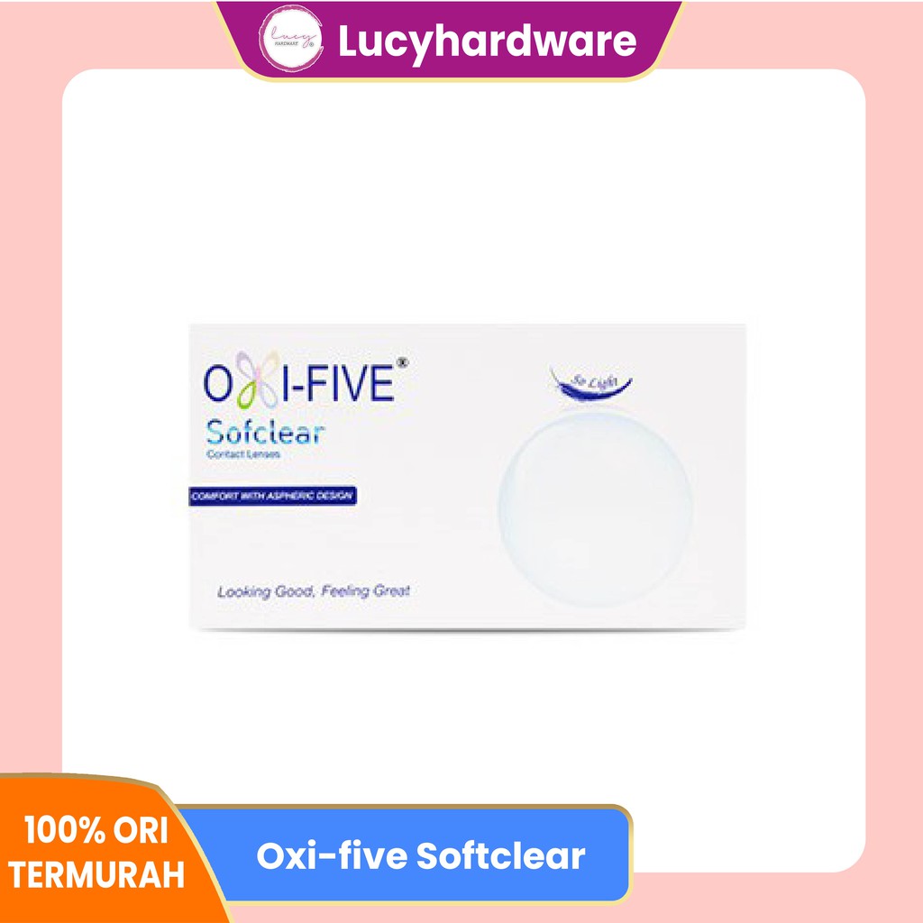 Oxifive softclear 3 pasang Softlens bening