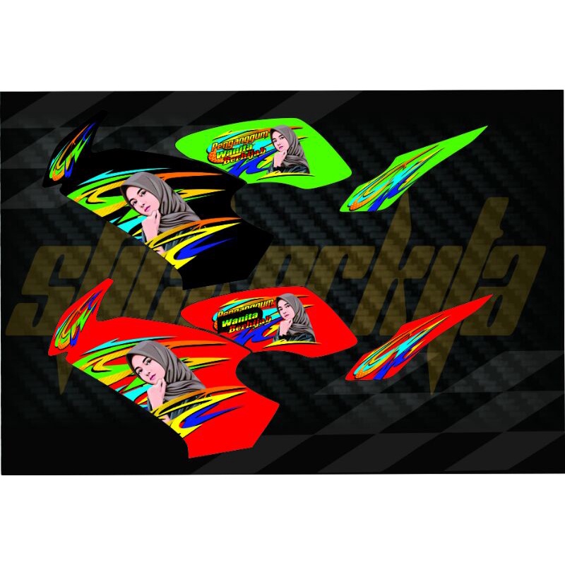 striping ninja rr new striping ninja rr variasi