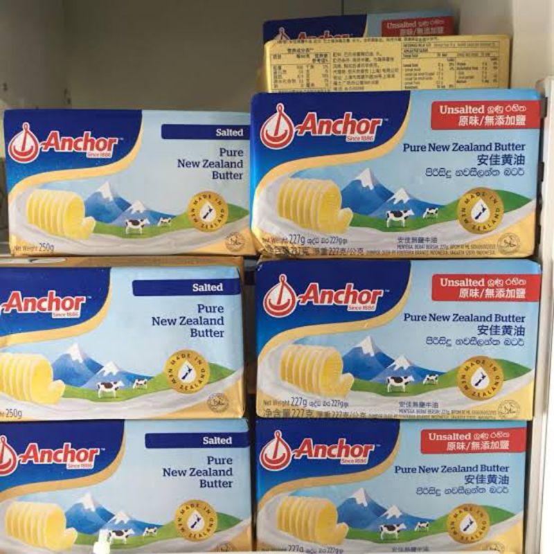 

Anchor Butter Salted / Unsalted 200gr