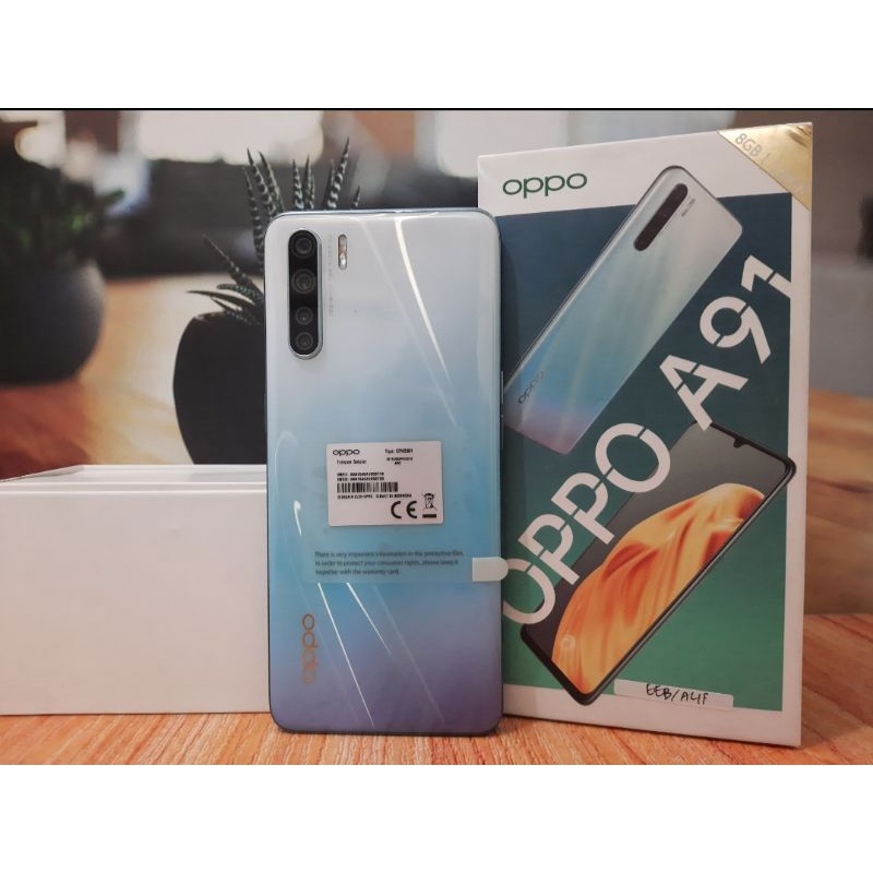 Hp bekas OPPO A91 8/128 SECOND FULLSET