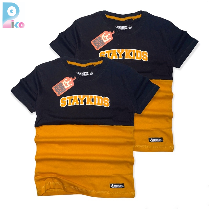 Baju kaos anak laki-laki usia 1-12 tahun bahan katun kombed