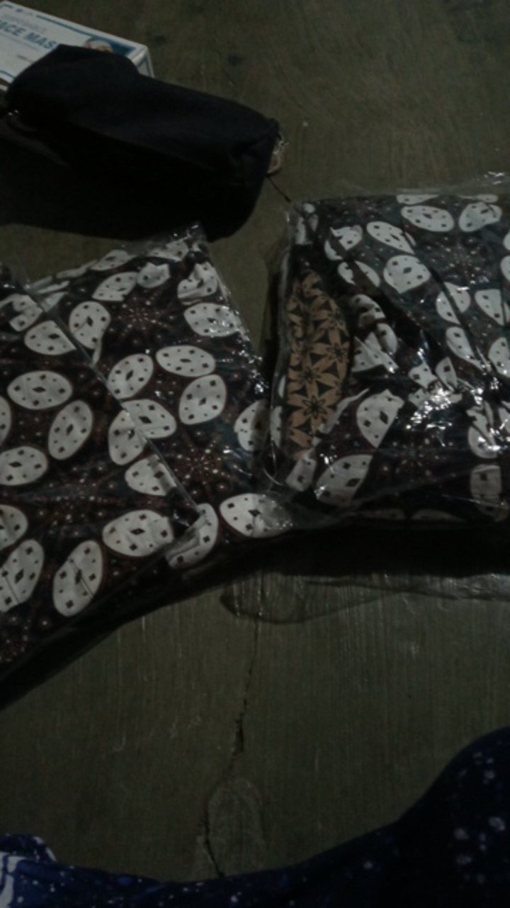 Maura Cople - Sania Ruffle Batik Cople Jazzy Gamis Syari -gamis Kerah Jazz Terbaru 2020 - Kawung.cs