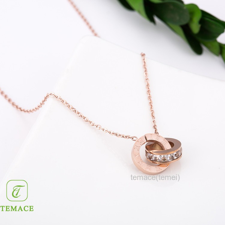 Kalung Titanium Gembok Bulat Liontin Silver Anti Karat Tidak Luntur Tahan Air Wanita Pria Cewek Cowo