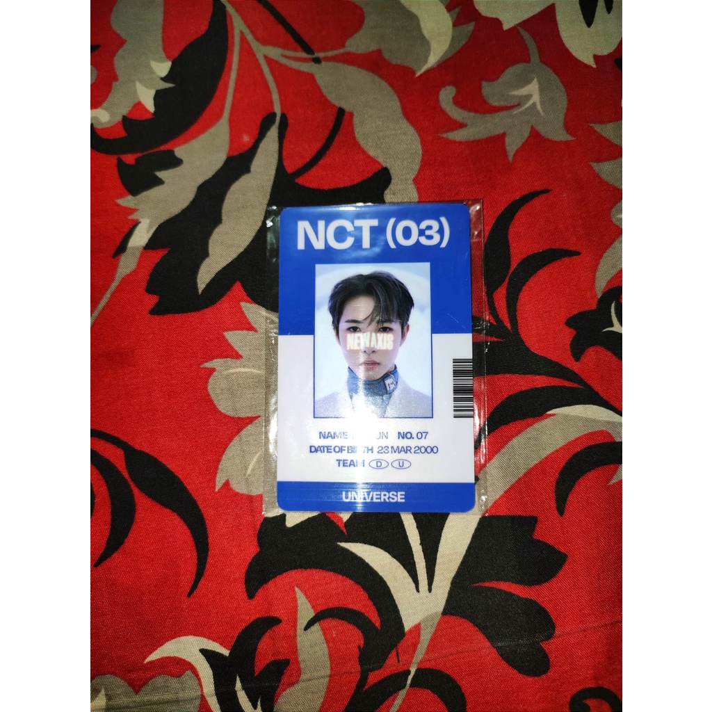 SALE PHOTOCARD RENJUN ID CARD UNIVERSE NCT DREAM OFFICIAL