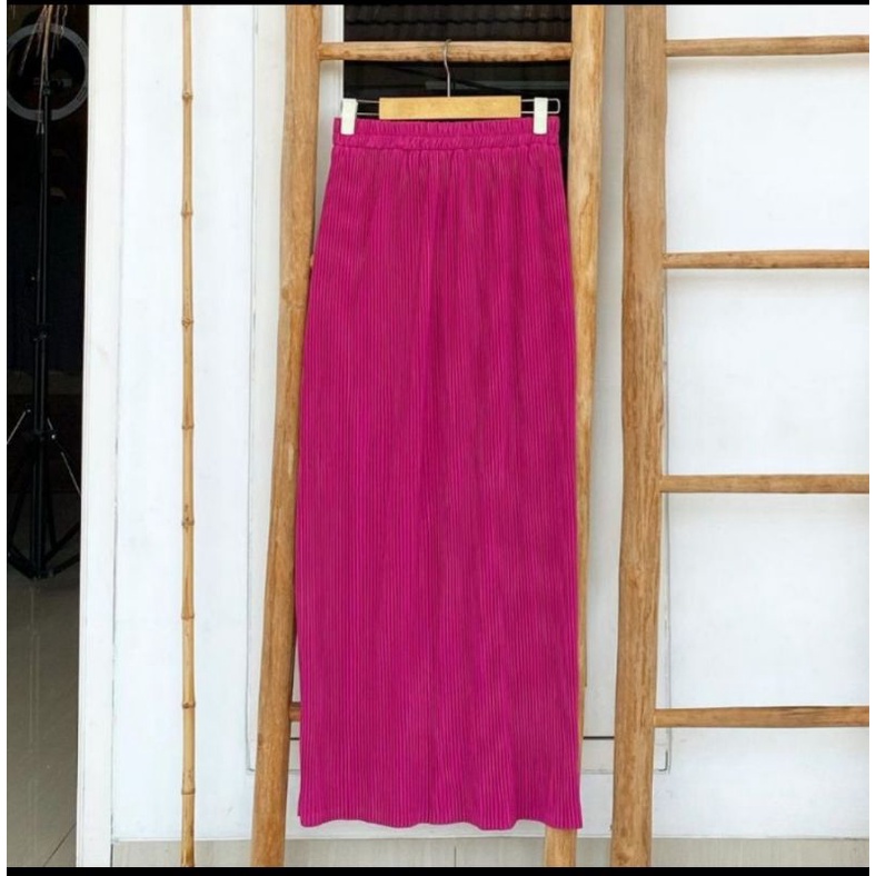 Rok Plisket lidi Hyget span, Rok Panjang