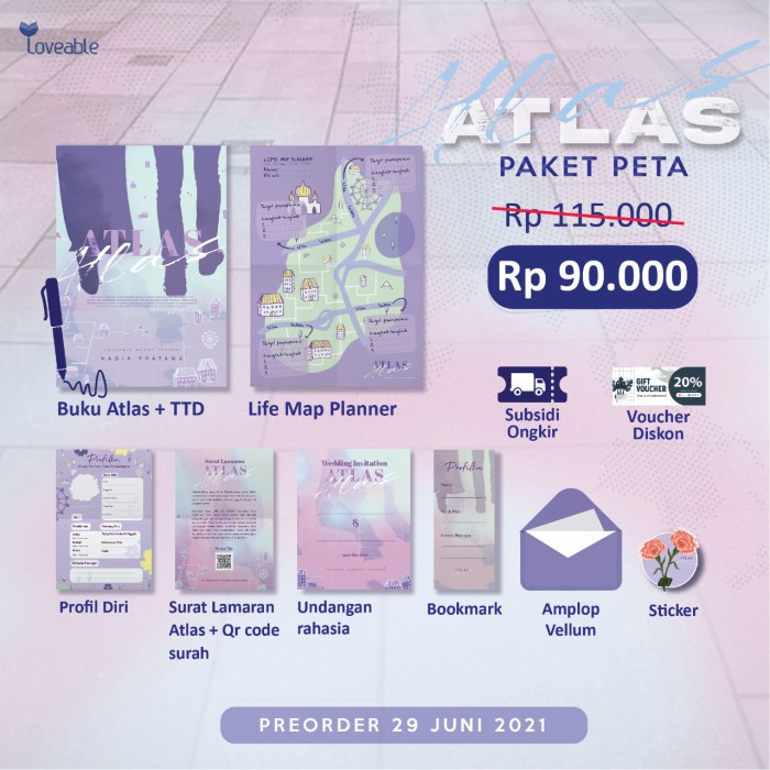 

HOT SALE!!! NOVEL ATLAS - NADIA PRATAMA TERLARIS