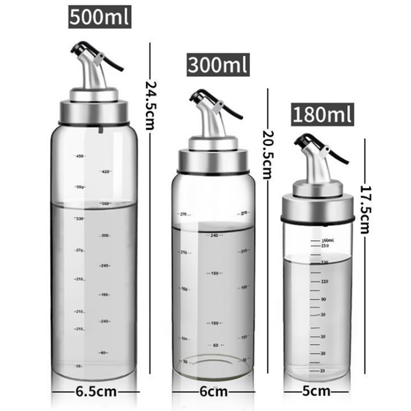 Aihogard Botol Minyak Olive Oil 500ml - CW199 - Silver