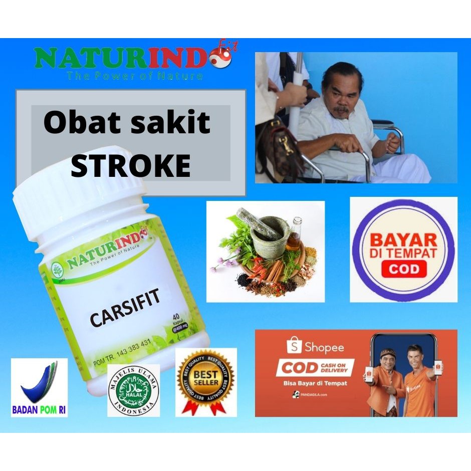 Carsifit Naturindo Obat Herbal Stroke Ringan Obat Stroke Ampuh Struk Obat Stroke Obat Struk Ampuh-4