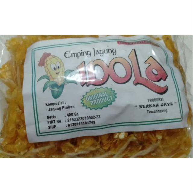 

Ceriping jagung mentah 2 bungkus