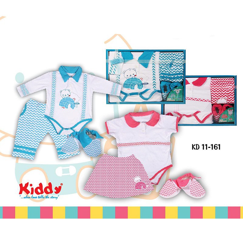 Kiddy Baby Gift Set Baby 11161 New Set Pakaian Bayi