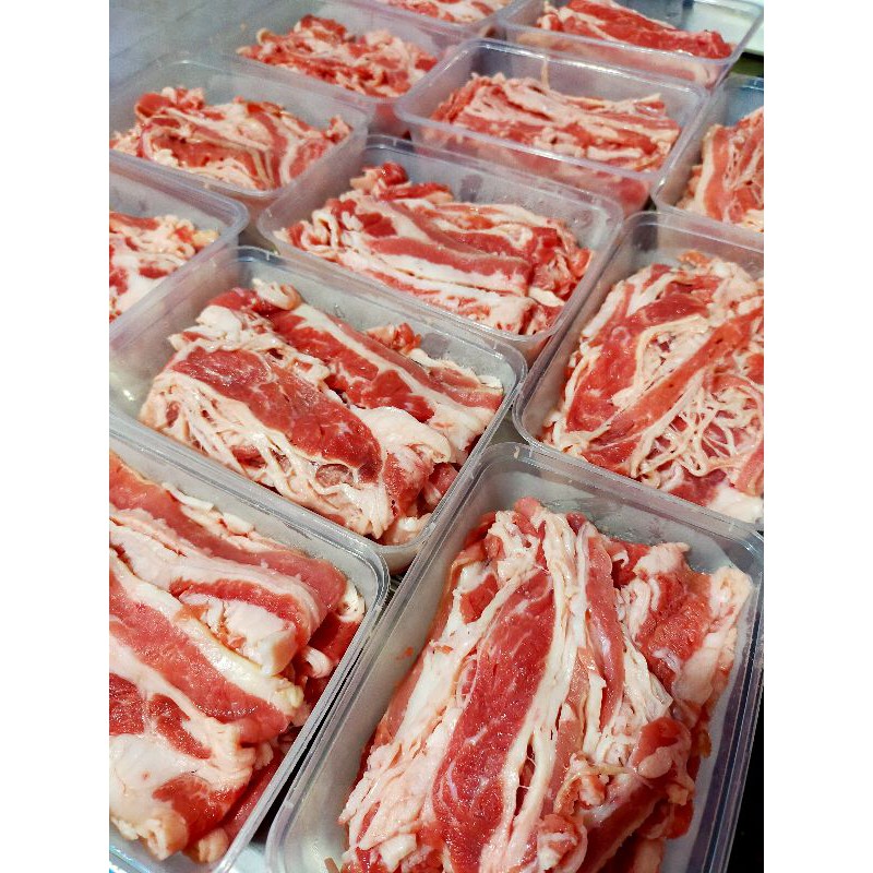shortplate beef slice halal murah yoshinoya shabu shabu daging grill