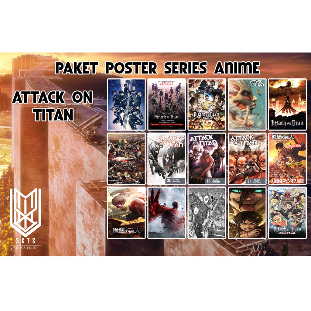 [ 15 PCS POSTER ] Poster Dinding Aesthetic A4 dan A5 | Hiasan Kamar | Poster Anime