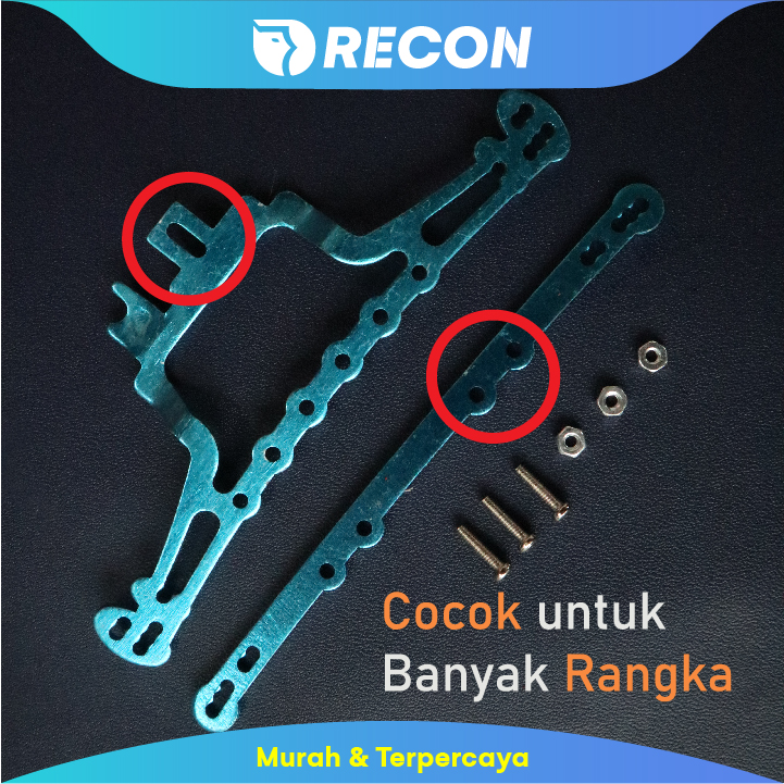 Bemper ALUMUNIUM Tamiya Bumper Akar SET Depan Belakang