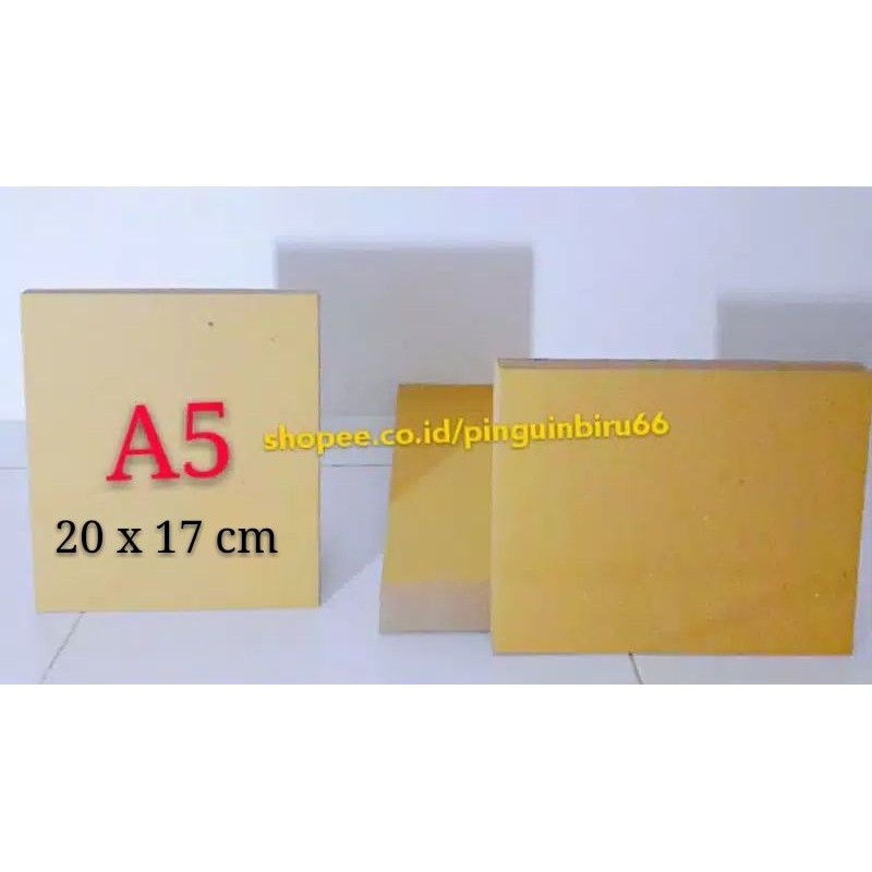 

BEST PRICE KARTON BOARD A5 ( 20 X 17 cm ) .. HALUS & KUAT..serbaguna